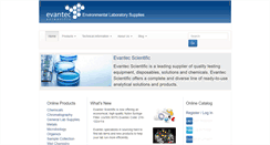 Desktop Screenshot of evantecscientific.com